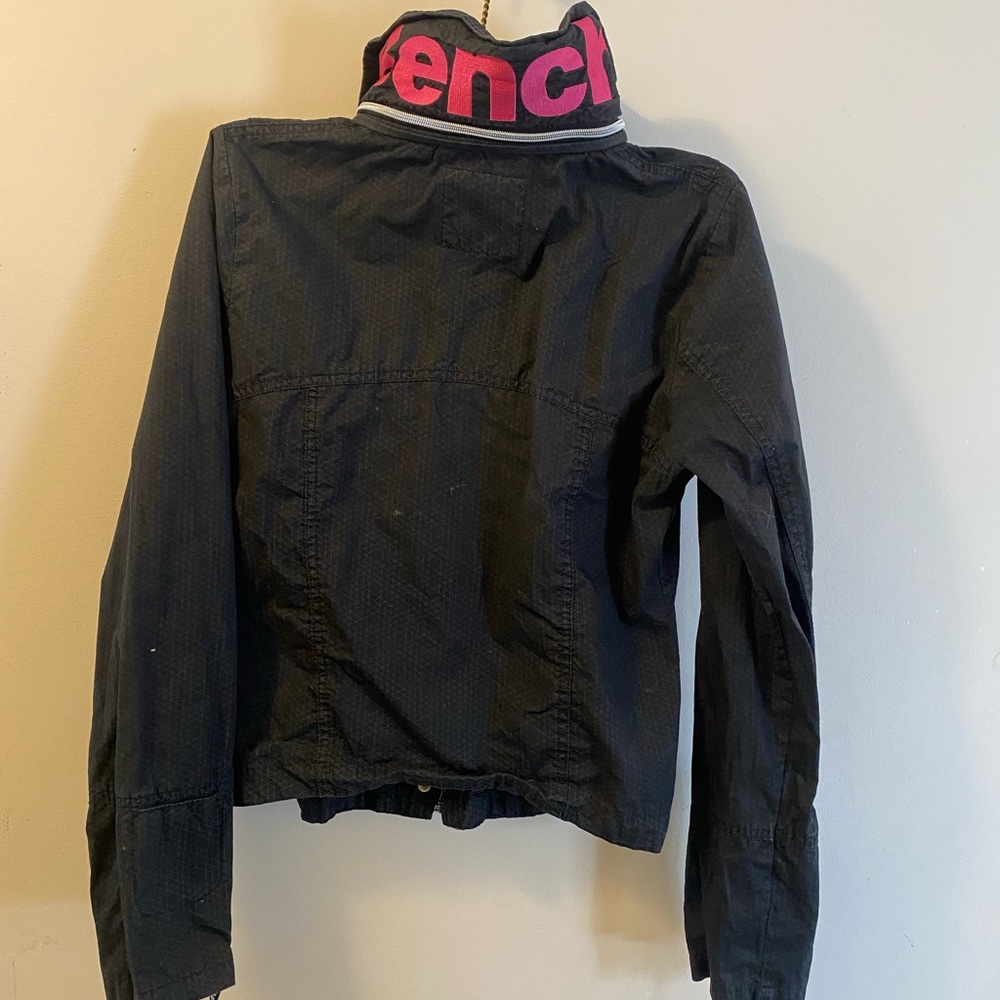 Bench Black Jacket with Subtle Pattern - Picture 2 of 7